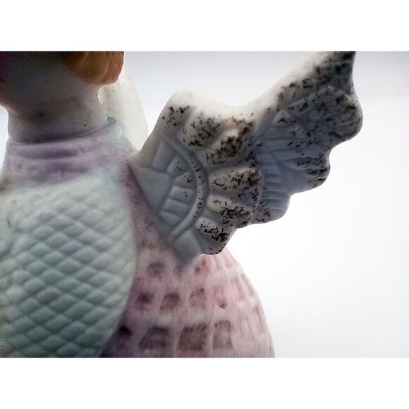 Bell Lefton China Hand Painted Praying Angel 4 Inch Porcelain Vintage Christmas - Picture 6 of 14